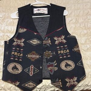 Vintage PRCA pro rodeo vest